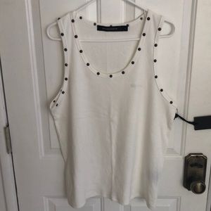 Stolen Girlfriends Club White Stone Metal Tank Top